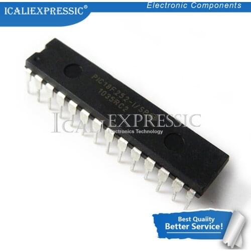 1PCS PIC18F252-I/SP PIC18F252I/SP PIC18F252 DIP28 In Stock