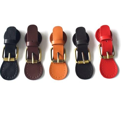 2pcs Handmade DIY Bags Lock Buckle Self-Restraint Quality Genuine Leather Bag Accessories Hasp Clasp Buckle Mortise Lock KZ0022