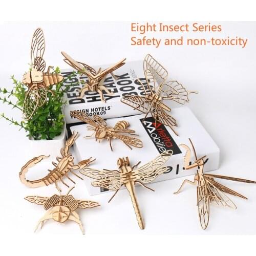 3d Stereo Mosaic Insect Model Diy Mosaic Office Home Decoration Articles Childrens Creative Toys