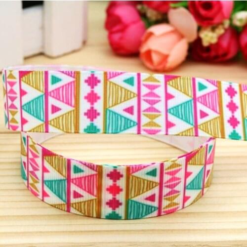 7/8'' Free shipping flowers printed grosgrain ribbon hair bow headwear party decoration wholesale OEM 22mm H4759