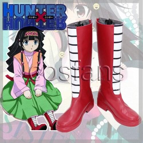 Anime Hunter x Hunter Alluka Zoldyck Aruka Shoes Cosplay Boots for Halloween party cosplay shoes custom-made size 35-48