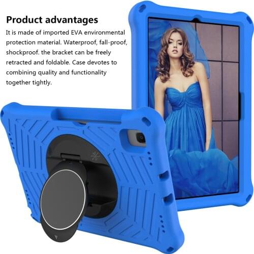 EVA Strap Tablet Kids Cover Case for Samsung Galaxy Tab A7 T500 T505 S6 Lite P610 P615 Tab A 10.1 T510 T515 T720 T865 T290 T295