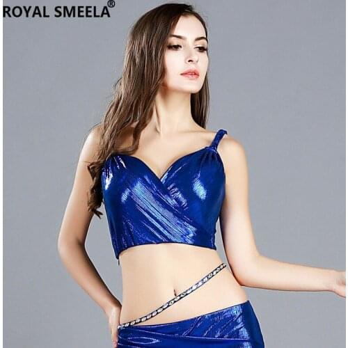 Elegant Sexy short strap top belly dance top belly dance bra top vest women belly dance costume night dance wear dancing clothes