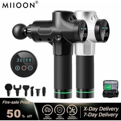 EMS Massage Gun Rechargeable Muscle Stimulator Deep Tissue Professional Massager Neck Body Relaxation Slimming Pain Relief