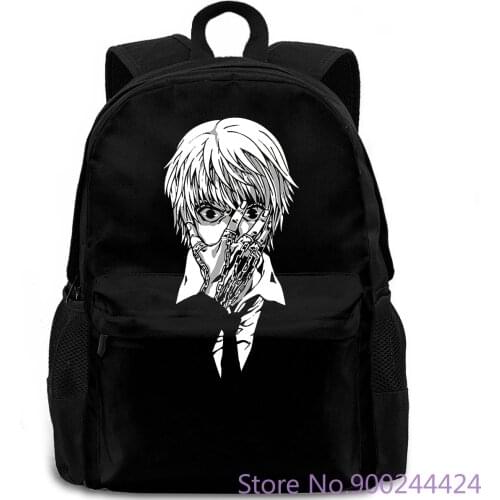 Hunter X Hunter Anime Kurapika Last Kurta Clan Mens Black Top Quality New Brand- backpack