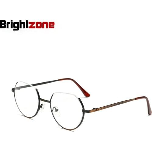 Metal Mannen Brilmonturen Retro Optische Clear Merk Bijziendheid Brillen Frame Five Colours
