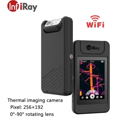 INFIRAY P200 Pocket Industrial Thermal Imager Car Repair Circuit Temperature Check Support WIFI, 90°Rotating Camera