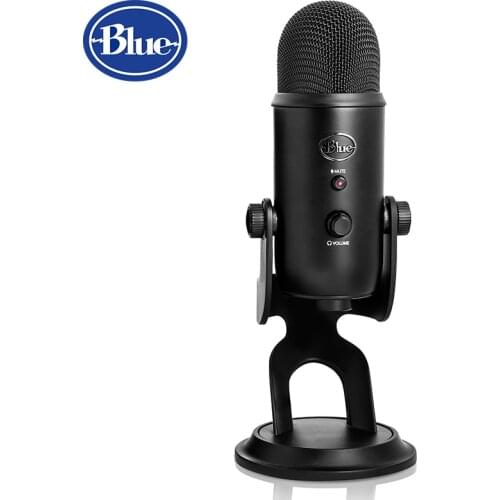 Blue Yeti USB condenser Microphone for live broadcasting and recording sound with inner sound card Plug and play