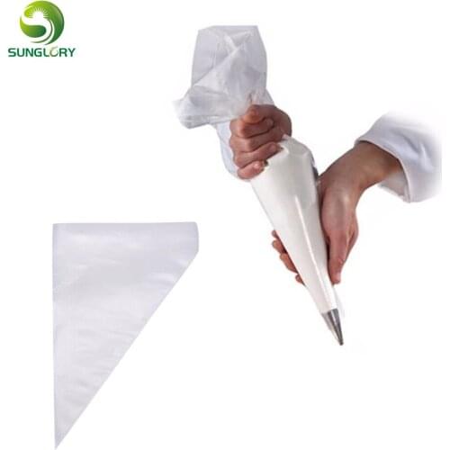 M Size 32*21.5cm Thick 100pcs/pack Disposable Icing Piping Bags Cupcake Cream Pastry Bag Molds For Baking Cake Decorating Tools