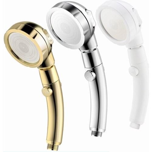 Pressurized Shaking Head Multi - gear One Key Water Stop Sprinkler Large Water Shower Head Showerhead