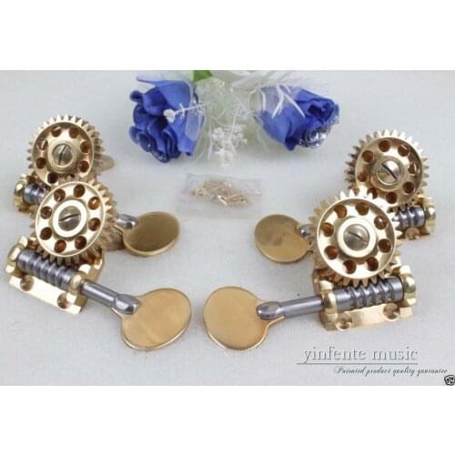 New upright Double Bass peg 3/4 Top grade Big wheel bass Peg Brass bass Parts & accessories #510