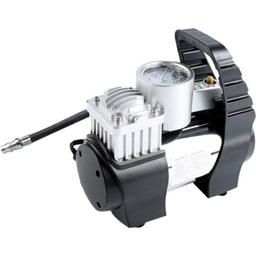 Wholesale supply car air pump 12V 16A metal car tire air pump