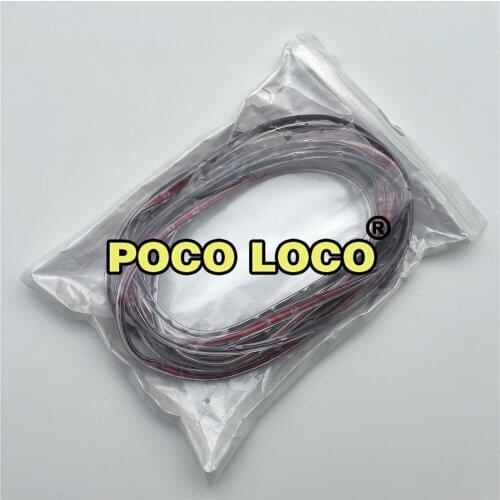 Transparent / Black Car Door Scratch Protector Edge Guard Cover Crash Rubber Sealing Strip Anti