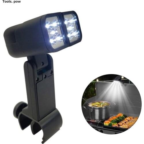 Grill Light for BBQ Adjustable Grilling Light for Outdoor Cooking with 10 Super Bright LED Lights for Charcoal/Electric Grill