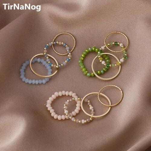 TirNaNog Rings With Crystals