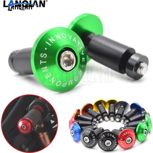 Universal 7/8 motorcycle handlebar end grips Anti Vibration Silder Plug for SUZUKI RMZ250 RMZ450 DRZ400SM RMZ 250 450 DRZ 400 SM