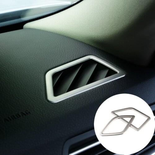 Inner Dashboard Side Air Vent Outlet Cover Trim 2pcs For BMW 5 Series F10 F11 2011-2015 Car Decoration Car Accesories Interior