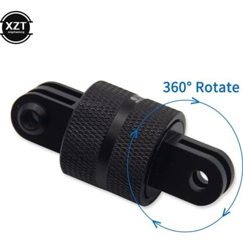 360 Degree Swivel Rotating Aluminium Aolly Tripod Adapter Mount for GoPro Hero 6 5 7 Xiaomi Yi 4K Sjcam Eken Go Pro 6 Accessory