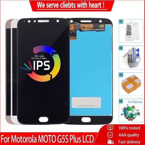 5.5" Original LCD Display For Motorola MOTO G5S Plus XT1802 XT1803 XT1805 XT1086 LCD Display Touch Screen Digitizer Replacement
