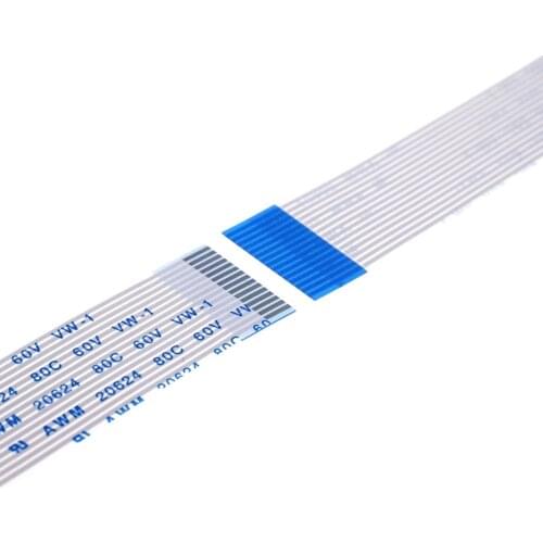 10pcs FPC FFC Flexible Flat Cable 15 PIN 1.0 mm pitch Step Same Sides Length Type A 80 100 150 200 250 300 400 500 700 mm ZIF