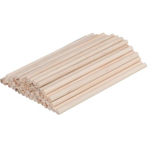 10pcs/Set 15cm Round Wooden Lollipop Ice cream Sticks Cake Dowels For DIY Food Crafts Candy Decor Rod Party Events Supplies