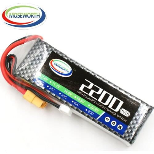 NEW Battery Lipo 4S 14.8V 2200 2600 2800mAh 40C For RC Drone Airplane Helicopter Quadcopter Car Truck Boat Remote Control Toys