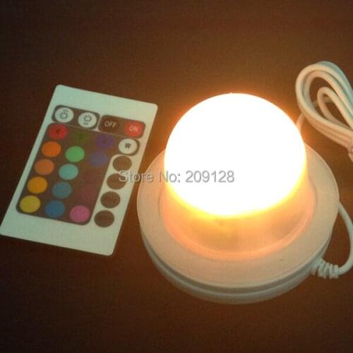 85mm Free Shipping Remote control 16 colors Led light battery system