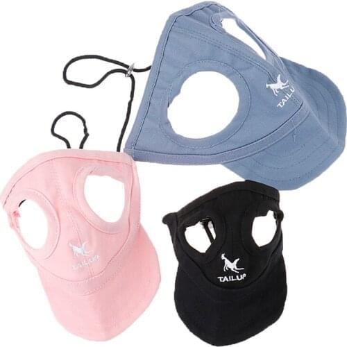 Small Puppy Pets Summer Baseball Visor Hat Outdoor Accessories Sun Bonnet Cap
