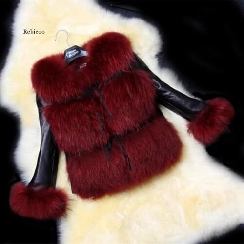 New Winter Women Fur Coats Thicken Faux Leather Fur Female Slim Coat Fur Lining Leather Jacket Aviator Jacket Plus Size Casual