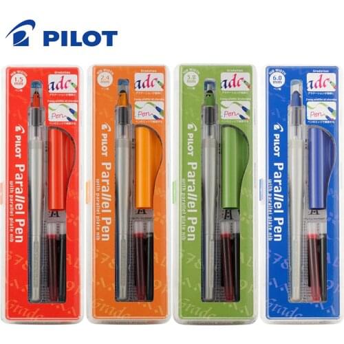 Pilot Parallel Calligraphy Duckbill Pen FP3-SS Special Art Gothic Flower Font Art Work Office Stationery 1.5/2.4/3.8/6.0mm