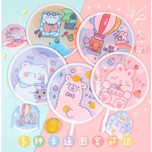 Hand Fan Chinese Style Mini Portable Foldable Fan Cooling In Summer Wedding Activity Favors Cute Cartoon Personalized Gifts