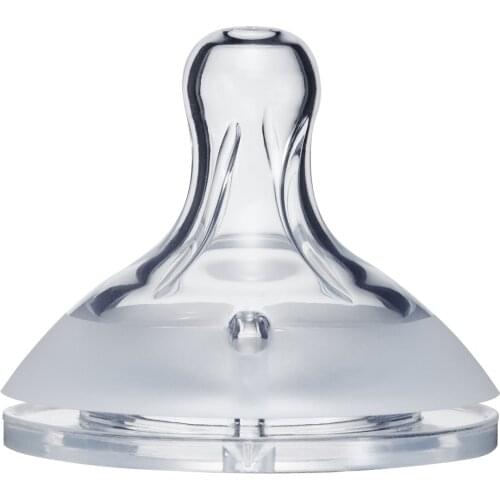 Feeding 3pcs silicone nipple baby nipple teat New Soft Teat for Baby Natural Wide Neck Silicon Nipple Anti Colic Pacifier