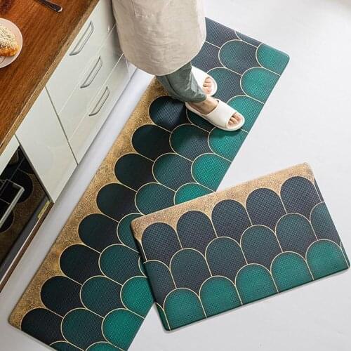 Modern Kitchen Rug Long Kitchen Mat Bath Carpet Floor Mat Home Entrance Doormat Tapete Absorbent Bedroom Living Room Floor Mats
