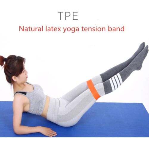 Training Fitness Chewing Gum Exercise Gym Strength Resistance Band Pilates Exercise Rubber Fitness Band Yoga Exercise Equipment