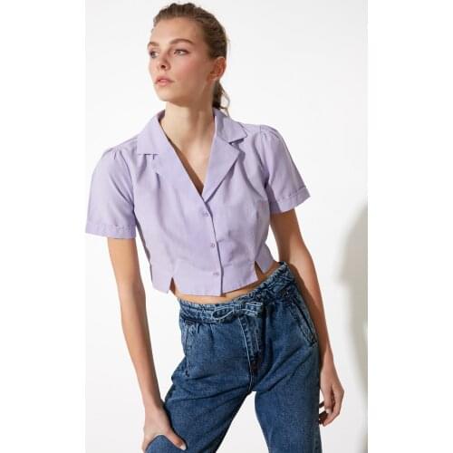 Trendyol Crop Shirt TWOSS21GO0543