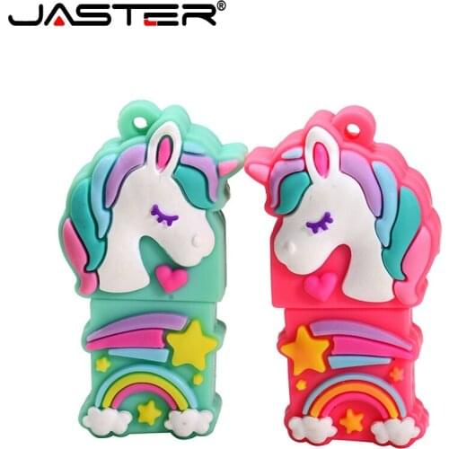 JASTER Pen Drive 16GB 4GB 64GB 32GB usb Flash Drive Memory Stick u disk fashion usb2.0 for computer cool gifts for christmas