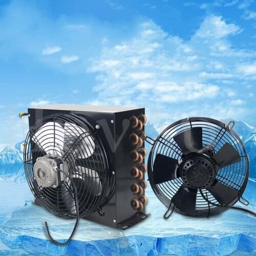 1.2/5.4 1HP air-cooled condenser fan copper tube high-efficiency radiator heat exchanger