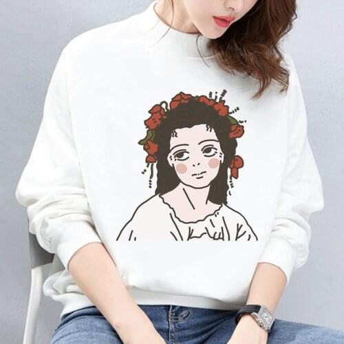 Girl In Comics Sudaderas Mujer 2019 Harajuku Solid Sweatshirt Women Long Sleeve Hoodie Loose Women Hoodies Moletom Sweatshirt