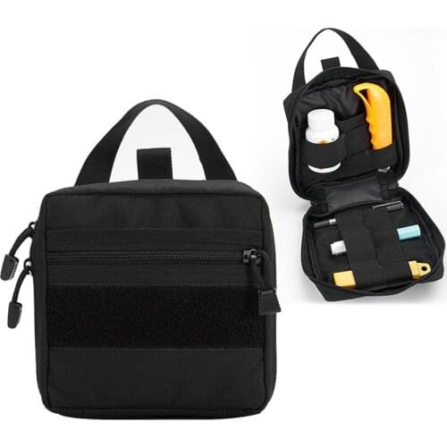 1000d Survival Medic Bag Tactical First Aid Kid Utility Medical Accessory Bag Mini Portable Molle Waist Pack Nylon Pouch Camo