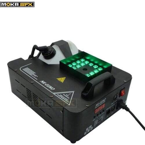 2pcs/lot 24pcsx3W RGB led 1500w powerful fogger,colorful smoke party effect DMX control for Club Disco DJ Effect Smoke