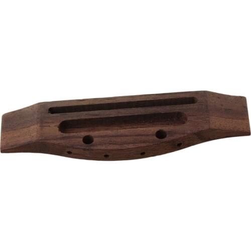 4 String Rosewood Double Slotted Ukulele Guitar Bridge Replacement