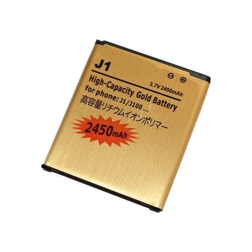 5pcs /kot 2450mAh EB-BJ100CBE Replacement Gold Battery For Samsung Galaxy J1 (2015) J100 J100F J100H J100FN J100M Batteries
