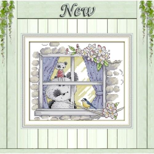Pandas and partners decor paintings counted printed on canvas DMC 14CT 11CT Chinese Cross Stitch Needlework Sets Embroidery kits