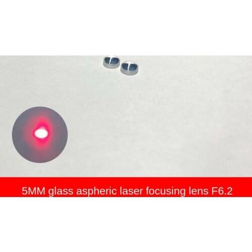 Diameter 5 Focal Length 6.2 Molded Glass Aspheric Lens Optical Collimation Laser Tube Module Focusing Lens