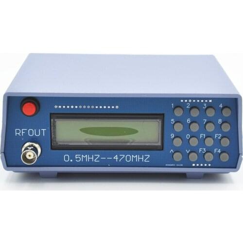 RF Signal Generator Meter Tester Frequency Range 0.5Mhz-470Mhz for FM Radio Walkie-Talkie/Two Way Radio Debug