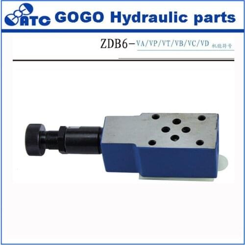 ZDB6/ZDB10 hydraulic pressure relief solenoid float check valve ZDB6VA ZDB6VP ZDB6VB