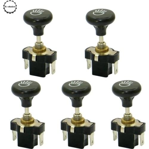 Golf Cart Push / Pull Headlight Switch Button For Club Car, EZGO, Ya ma ha By Automotive Authority LLC