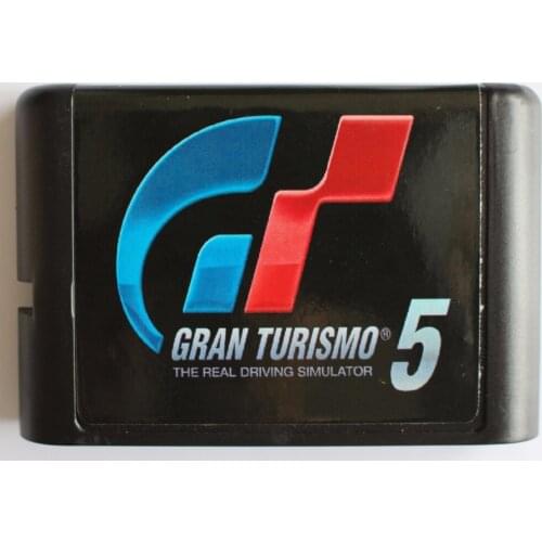 GT 5 Gran Turismo 16 bit MD Game Card For Sega Mega Drive For Genesis