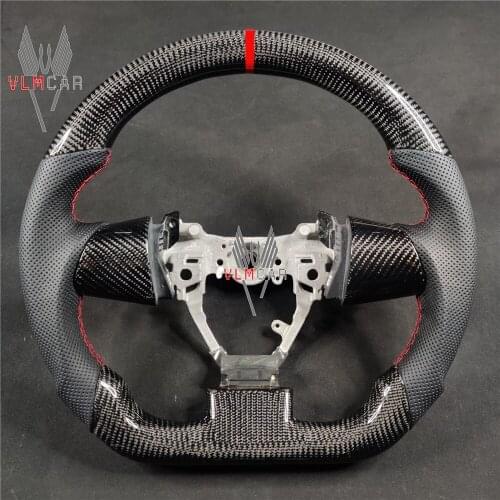 Private custom gloss car carbon fiber steering wheel for TOYOTA corolla/Available for all car models