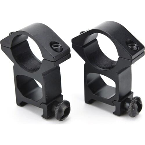 Flashlight Scope Mount 25mm 1 Inch High Profile Ring Scope Weaver Rail Mount 20mm Scope Mounts Hunting Accessories 2 Pcs/lot